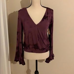 TIE DYE american eagle blouse